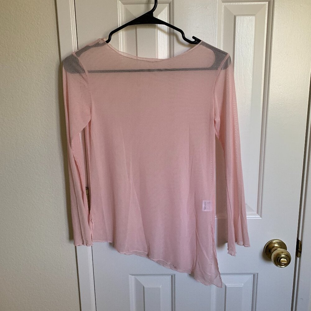 舞之恋纱衣 Women Chinese Classical Dance Gauze / Sheer Mesh Top, Pink, Size M